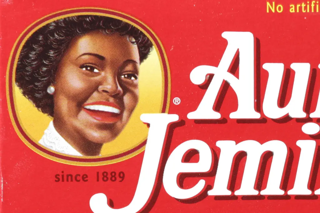 The Aunt Jemima character.