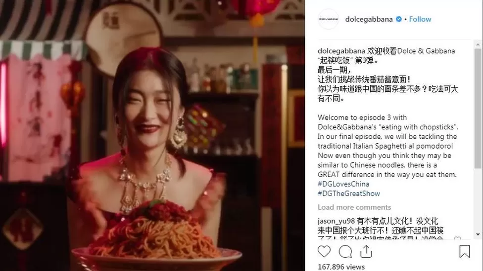 Dolce & Gabbana Controversial AD