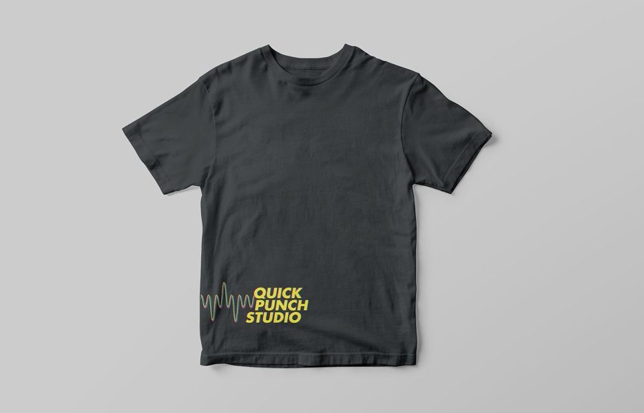 Quick Punch Studio T-shit mockup